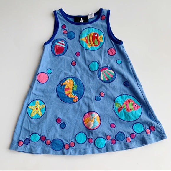 Michael Simon Other - Michael Simon Vtg Kids Under the Sea Dress Sz 4T